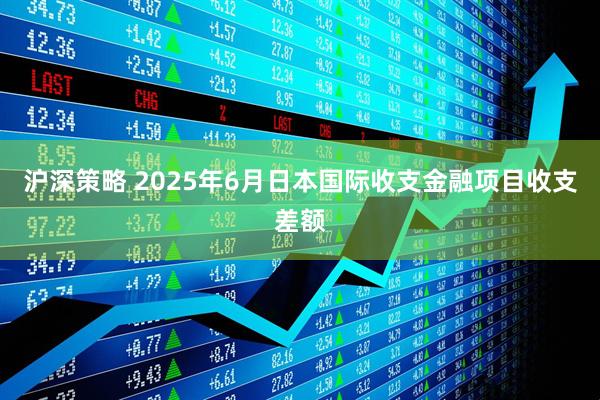 沪深策略 2025年6月日本国际收支金融项目收支差额