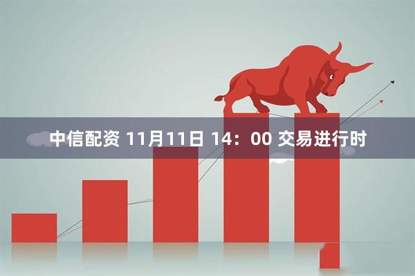 中信配资 11月11日 14：00 交易进行时
